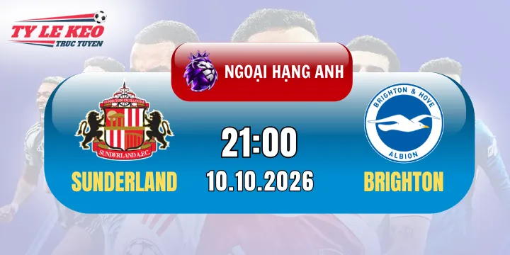 Soi kèo Sunderland Vs Brighton